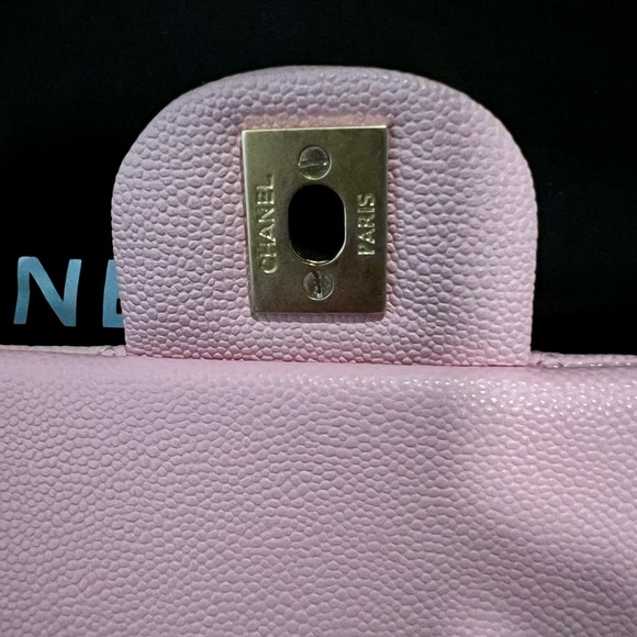 Chanel Mini Rectangular Flap Top Handle Caviar (Light Pink) - Picture 10 of 16